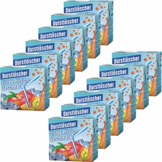 Durstlöscher Eistee Pfirsich (12x0,5L Packung)