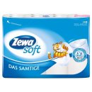 Zewa Soft Toilettenpapier, Das Samtige Weiss, 24 Rollen...