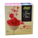 Pickwick Slow Tea Rose Berry Blues Aromatisierter Früchtetee (25x2,7g Teebeutel)