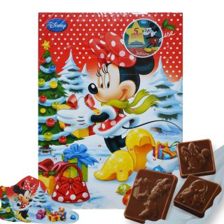 Disney Minnie Maus Adventskalender mit Milchschokolade (75g)
