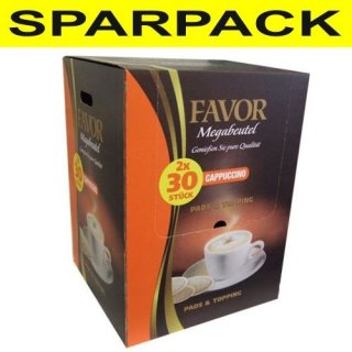 Kaffeepads Favor Cappuccino, Megabeutel, 12x 30 Portionen