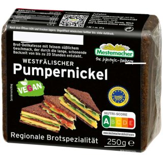 Mestemacher Pumpernickel Westfälischer (1x250g Packung)