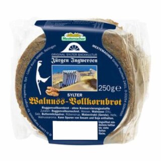 Mestemacher Sylter Walnussbrot rund (250g Packung)