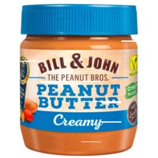 Bill&John Creamy Erdnussbutter (1x350g Glas)