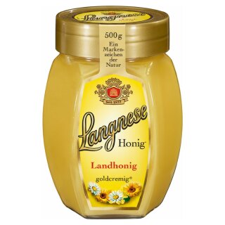 Langnese Auslese Landhonig cremig (1x500g Glas)
