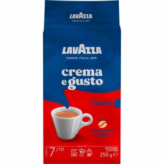 Lavazza Crema e Gusto gemahlen (250g Packung)