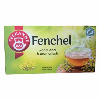 Teekanne Fenchel 20 Beutel (60g Packung)