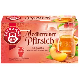 Teekanne Mediterraner Pfirsich 20er (1x50g Packung)