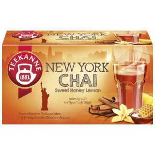 Teekanne New York Chai 20 Beutel (35g Packung)