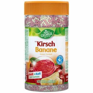 King George Teegetränk Instant Kirsch-Banane (1x400g Flasche)