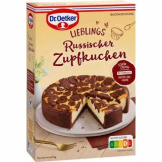 Dr. Oetker Russischer Zupf kuchen Backmischung  (670g Packung)