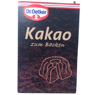 Dr. Oetker Kakao zum Backen (100g Packung)