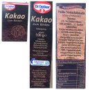 Dr. Oetker Kakao zum Backen (100g Packung)