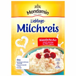Mondamin Milchreis klassische Art (125g Packung)