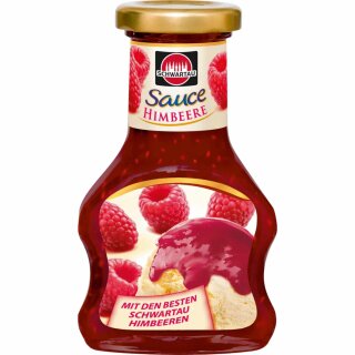 Schwartau Dessert Sauce Himbeer (125ml Glas)