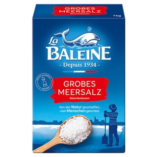 La Baleine Meersalz grob (1000g Packung)