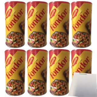 Maggi Fondor Streuer 8er Pack (8x200g Dose) + usy Block