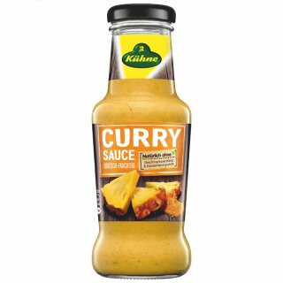 Kühne Gourmet Milde Curry Sauce (1x250ml Flasche)
