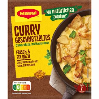 Maggi fix Curry Geschnetzeltes (41g Packung)