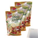 Pfanni Mini-Knödel gefüllt mit Frischkäse und Kräutern ca. 16 Knödel 3er Pack (3x320g Beutel) + usy Block