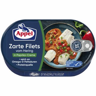 Appel Zarte Filets vom Hering in Paprika-Creme (200g Dose)