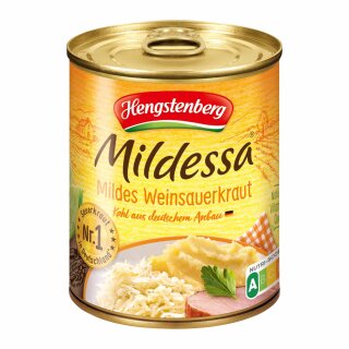 Hengstenberg Mildessa Wein- Sauerkraut 6 Port (850ml Dose)
