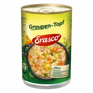 Erasco 1 Portion Graupen -Topf (1x400g Dose)