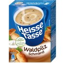 Erasco Heisse Tasse Waldpilz Schmandsuppe 1er Pack (3 Beutel a 15,8g)