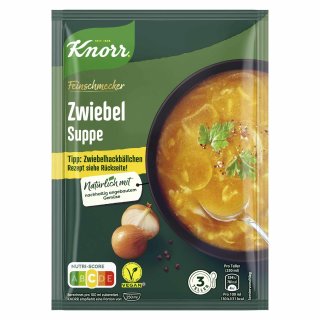 Knorr Feinschmecker Zwiebel Suppe 3 Port (62g Packung)