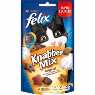 Felix Knabbermix Original für Katzen (60g Tüte)