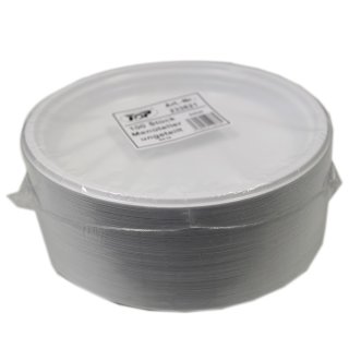 GUDE 233621 Menüteller Plastik ungeteilt o. Anfasser (100 Stck Packung)