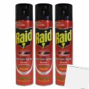 Raid Ameisen-Spray 3er Pack (3x400ml Sprühdose) + usy Block