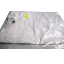 Halsausschnitt T-Shirt weiß Größe M (1St)