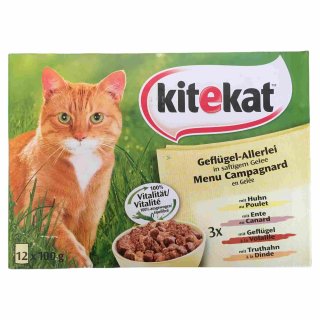 Kitekat Geflügel Allerlei 12 Beutel (1,2kg Packung)