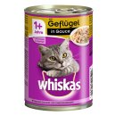 Whiskas in Sauce mit Geflügel 3er Pack (3x400g Dose)...