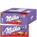 Milka Alpenmilch Schokolade mit LU Keks VPE (18x87g Karton)