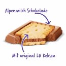 Milka Alpenmilch Schokolade mit LU Keks VPE (18x87g Karton)