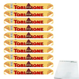 Toblerone Tafel Milchschokolade 10er Pack (10x100g Packung) + usy Block