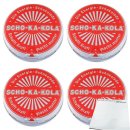 Scho-Ka-Kola Original Zartbitter, rot  4er Pack (4x100g...