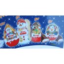 Adventskalender Kinder Überraschung and Friends mit Mütze (Weihnachtsmann links im Schnee) (431g)