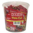 Haribo Happy Cola Gummibärchen Cola-Fläschchen 100 Minibeutel 3er Pack (3x1kg Dose) + usy Block