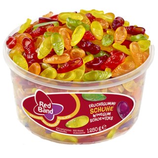 Red Band Fruchtgummi Schuhe (1250g Dose)