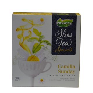 Pickwick Slow Tea Camilla Sunday (25 Teebeutel Packung)