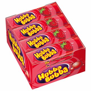 Wrigley Hubba Bubba Strawberry VPE (20er Pack)