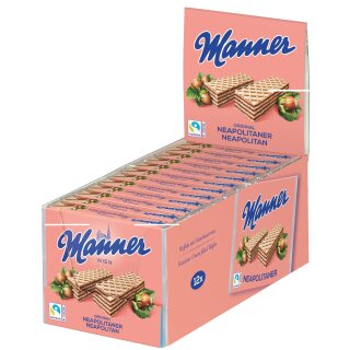 Manner Original Neapolitaner Schnitten (12x75g Packung)