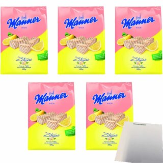 Manner Zitrone Waffeln (5x400g Beutel) VPE + usy Block