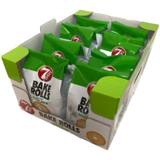 7 Days Bake Rolls Brotchips Knoblauch 8er VPE  (8x250g)