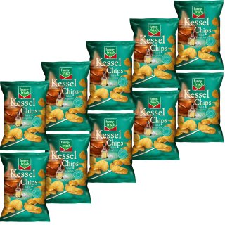 Funny-Frisch Salt & Vinegar Kesselchips VPE (10x120g Packung)