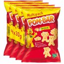 Funny Frisch Pom-Bär Kartoffel-Snack Glutenfrei Multipack 3er Pack (12x30g Packung) + usy Block