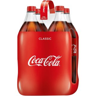 Coca Cola (4x1,5l Flasche PET) mit DPG Pfand